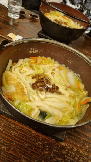 konbu based hotou noodle at Hoto Fudo in Fujikawaguchiko