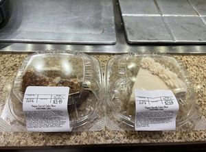 Vegan Carrot and Vanilla Cake #Veganuary at Ever'man Cooperative Grocery and Cafe in Pensacola