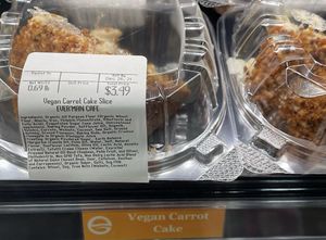 Vegan Carrot Cake #Veganuary at Ever'man Cooperative Grocery and Cafe in Pensacola