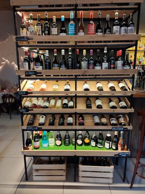 Wine rack at Vremya CH in Veliky Novgorod