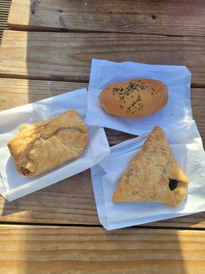 Vegan piroshkies at Piroshky Piroshky - Pike Place in Seattle