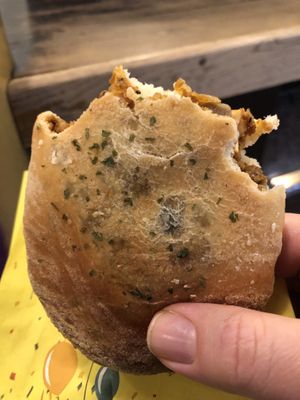 Field roast (chorizo), black bean, veggie  at Piroshky Piroshky - Pike Place in Seattle