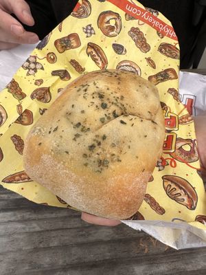 Curry veggie piroshki (it’s ok)   at Piroshky Piroshky - Pike Place in Seattle