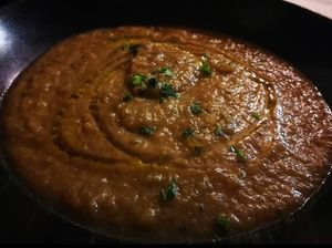 Soup of eggplant at Zupperia Le Puelle in Foligno