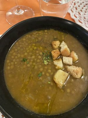 Zuppa di lenticchie   at Zupperia Le Puelle in Foligno