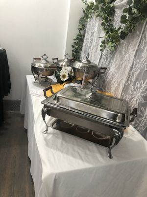 Buffet area   at Toma-Tis in Elmont