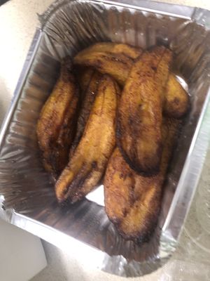 Sides of sweet plantain   at Toma-Tis in Elmont