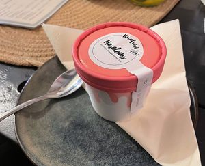 Hirnfrost ice cream (to go cup)  at Oscar Natural Good Food & Bar in Koblenz