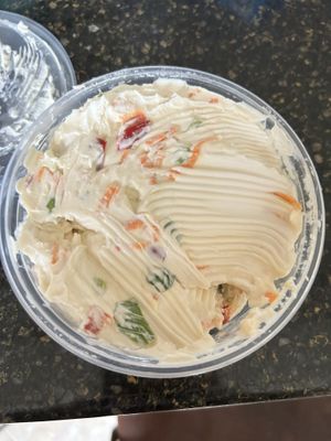 Veggie vegan cream cheese  at Seaford Bagels in Seaford