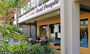 Our outside area at Bulaccino Cafe - Garden City in Suva