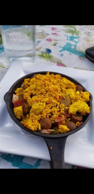 Tofu Breakfast Skillet at Bobcat Bonnie's in Ypsilanti