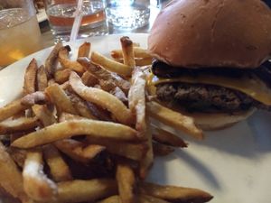 Vegan impossible burger at Bobcat Bonnie's in Ypsilanti