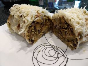 Vegan breakfast burrito at Bobcat Bonnie's in Ypsilanti