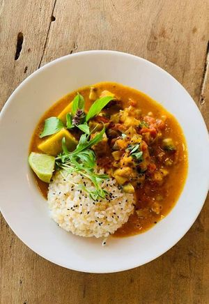 curry with rice or bread at ZìRán' ÉrRán 自然而然 - Naturally in Beinan