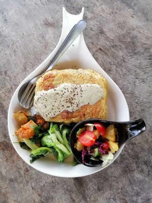 The rice dish for the day. at ZìRán' ÉrRán 自然而然 - Naturally in Beinan