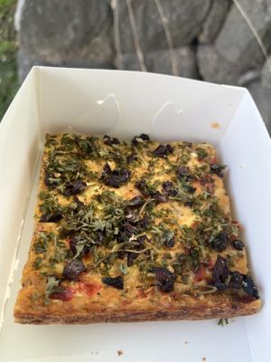 Vegetarian pie (vegan)  at Majirskan Talo in Lappeenranta