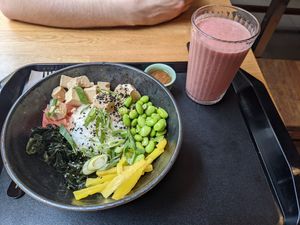 Japanese salad bowl at Forky's - Milady Horákové in Prague