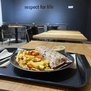 kebab wrap menu at Forky's - Milady Horákové in Prague