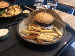 Forky’s burger menu at Forky's - Milady Horákové in Prague