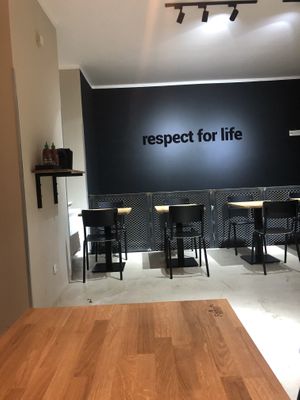 Seating in the back at Forky's - Milady Horákové in Prague