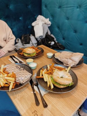 bagels and kebabs at Forky's - Milady Horákové in Prague