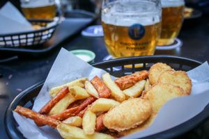 chickn' nuggets at Forky's - Milady Horákové in Prague