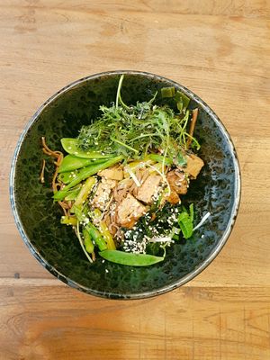 Tempeh Bowl at Forky's - Milady Horákové in Prague