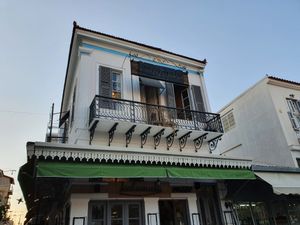 Restaurant from the outside at Kalamaki in Kalamata