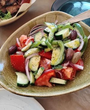 No feta  at Kalamaki in Kalamata