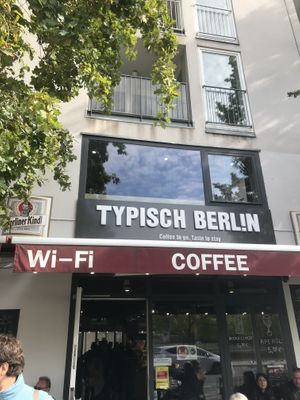 Outside  at Typisch in Berlin