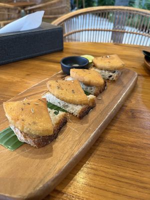 the chef‘s appetizer   at Halapua by Kapuhala in Koh Samui