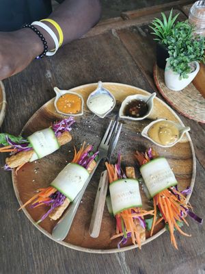 Tempeh roll at Halapua by Kapuhala in Koh Samui