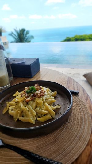 Alfredo penne at Halapua by Kapuhala in Koh Samui