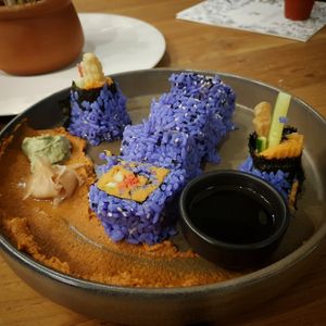 Colorful sushi at Halapua by Kapuhala in Koh Samui