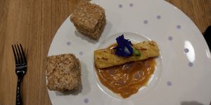 Coconut cake at Halapua by Kapuhala in Koh Samui