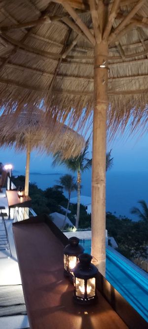 View from rooftop bar  at Halapua by Kapuhala in Koh Samui