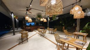 In the restaurant at Halapua by Kapuhala in Koh Samui