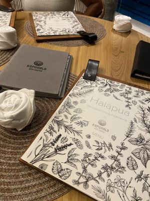 Menu  at Halapua by Kapuhala in Koh Samui