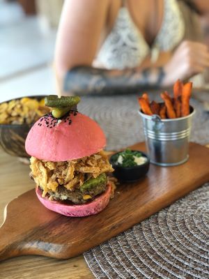Best vegan burger ever!! at Halapua by Kapuhala in Koh Samui