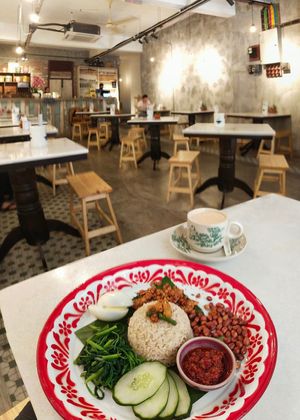 Nasi Lemak 👍 at theLocal Kopi Malaya 古早味  in Kuala Lumpur