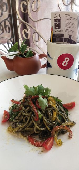 Pesto pasta at theLocal Kopi Malaya 古早味  in Kuala Lumpur