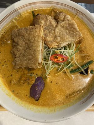 Nyonya curry ramen  at theLocal Kopi Malaya 古早味  in Kuala Lumpur