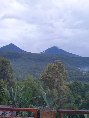View at Warung Heaven in Banjar
