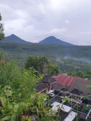 View at Warung Heaven in Banjar