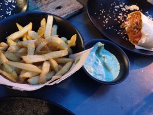 Fries with dip at Organila Food & Drinks in Piestany