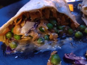 Vegetable burrito at Organila Food & Drinks in Piestany