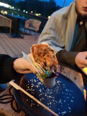 Beyond meat Burrito at Organila Food & Drinks in Piestany