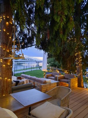 Outside at Organila Food & Drinks in Piestany