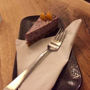 Lovely raw cake 😍 at Organila Food & Drinks in Piestany