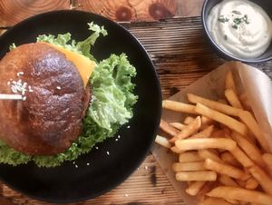 Beyond burger at Organila Food & Drinks in Piestany